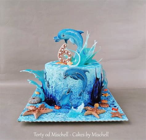 Dolphin Cake Decorated Cake By Mischell Cakesdecor