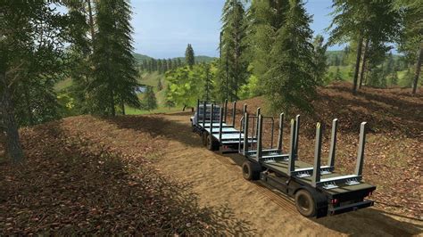 Kraz Log Truck Trailer V 1000 Fs17 Farming Simulator 17 Mod Fs