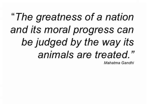 The Greatness Of A Nation And Its Moral Progress Can Be Judged By The