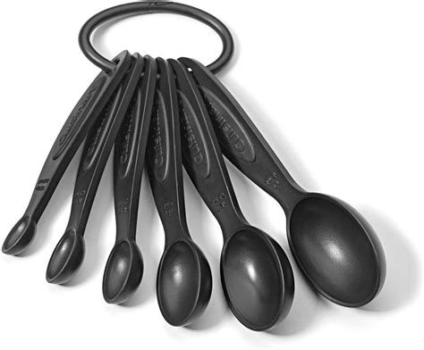 Cuisinart Ctg 00 Mp Measuring Spoons Set Of 6 Black