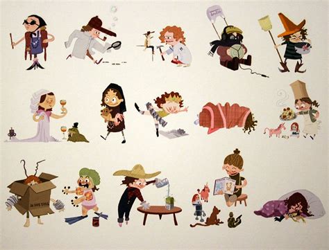67 Pieces Of Stunning Pixar Concept Art Character Model Sheet
