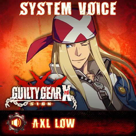 Guilty Gear Xrd Sign Axl Low Voice Pack