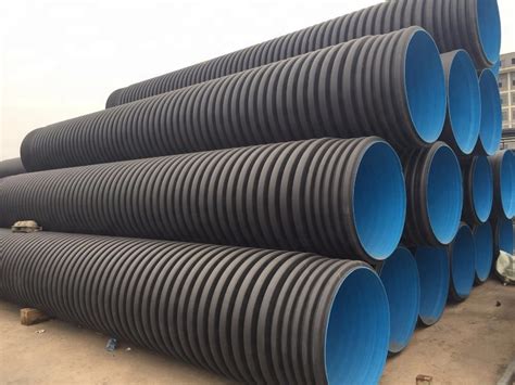 China 18 Inch 24 Inch Hdpe Double Wall Corrugated Pipe Plastic Culvert