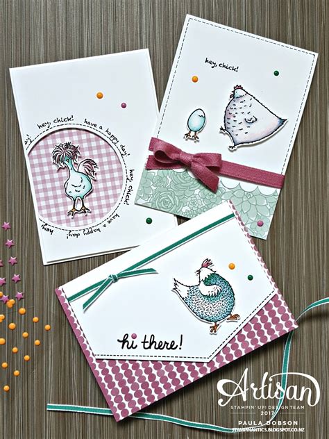 Stampinantics: HEY CHICK TRIO - STAMPIN' UP! ARTISAN BLOG HOP