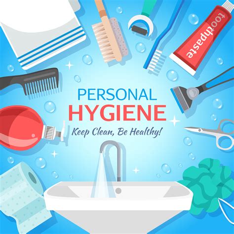 Healthy Personal Hygiene Background 481529 Vector Art At Vecteezy