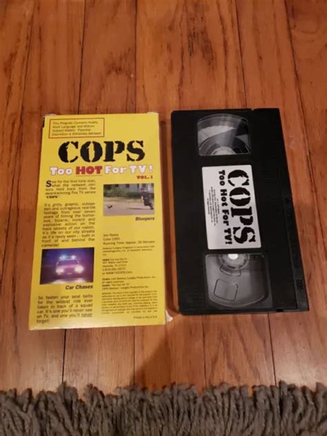 COPS TOO HOT For TV VHS Uncensored Volume PicClick