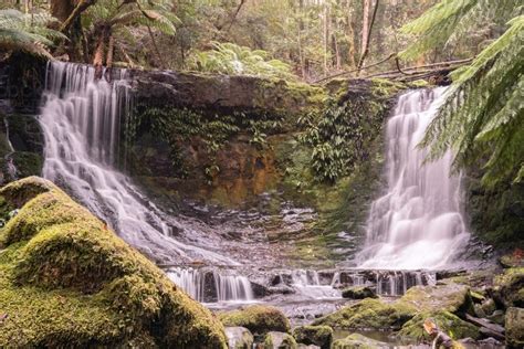 Image Of Horseshoe Falls Tasmania Austockphoto