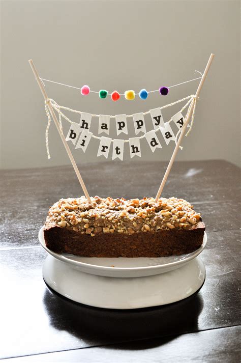 Local charlotte, nc cake business. DIY Birthday Cake Banner with Pom-Poms