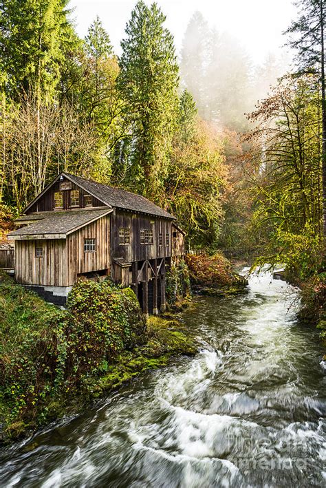The Cedar Creek Grist Mill In Washington State Photograph By Jamie