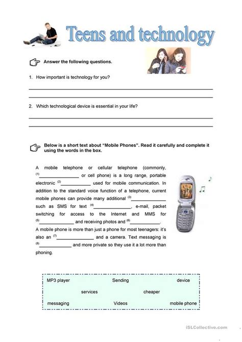 Technology English Esl Worksheets For Distance Learning And Physical Classrooms Reading