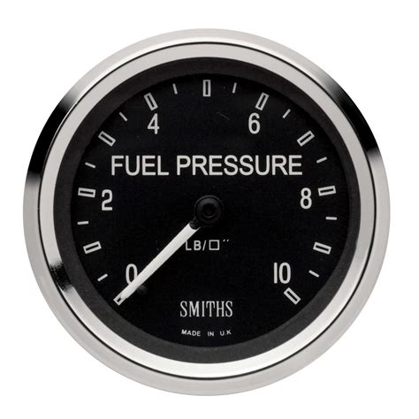 Smiths Cobra Authentic Fuel Pressure Gauge Black Dial Face Chrome Bezel EBay