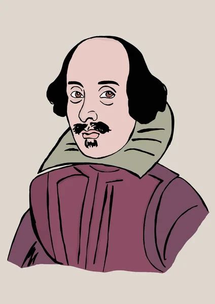 Character Of William Shakespeare — Stock Vector © 3pstudio 115488410