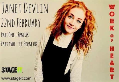 Dont Miss Janet Devlins Upcoming Stageit Performances