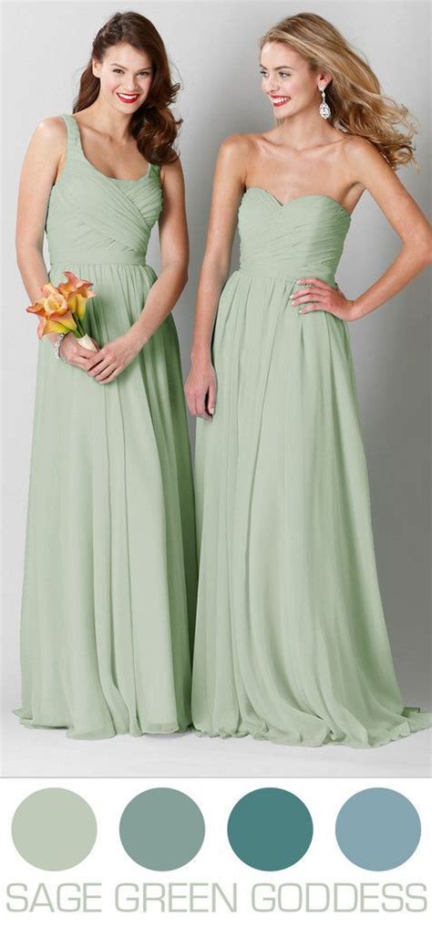 5 Gorgeous Wedding Colors For Spring Sage Green Bridesmaid Dress