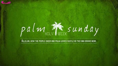 Palm Sunday Quotes From The Bible Palm Sunday Blessings Quote