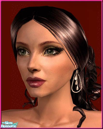 The Sims Resource Set 11 Fashion Earrings Lightgold