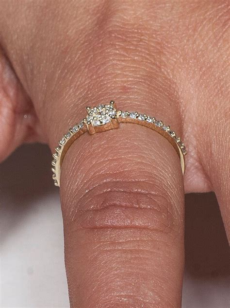 Minimalist Diamond Ring Engagement Ring Minimalist Jewelry Etsy