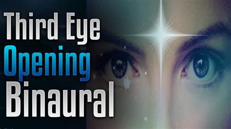 Third Eye Opening Binaural Beat Recording By Simply Hypnotic Youtube