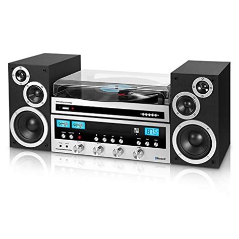 Innovative Technology ITCDS-6000 Classic Retro Bluetooth Stereo System ...