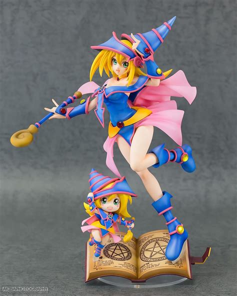 Yu Gi Oh Duel Monsters Black Magician Girl With Chibi Pvc Figure Hobby