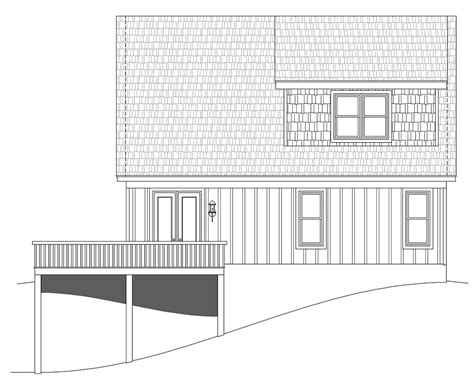 House Plan 80945 Traditional Style With 1610 Sq Ft Shed Dormer Open