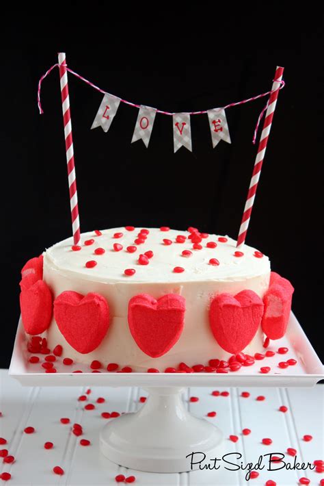 Simple Yet Pretty Valentines Cake Pint Sized Baker
