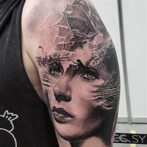Tattoo Uploaded By Charlie Connell A Stunning Portrait By Chris Mata