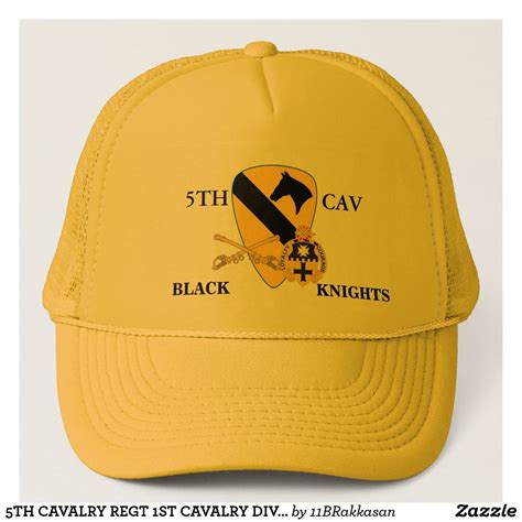 5th Cavalry Regt 1st Cavalry Div Hat Zazzle In 2022 Hats Trucker