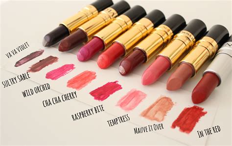 Revlon Super Lustrous Lipsticks Beauty Makeup Cosmetics Lipsticks Revlon Lipstick Swatches Best