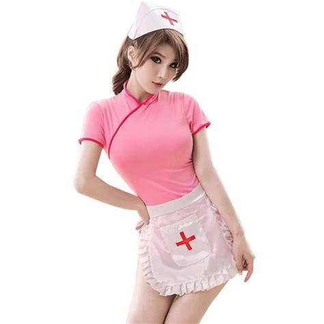 Womens Ladies Sexy Naughty Nurse Costume Lingerie Hen Fancy Dress Party