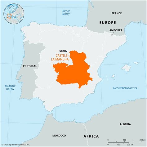 Castilela Mancha Spain Map And Facts Britannica