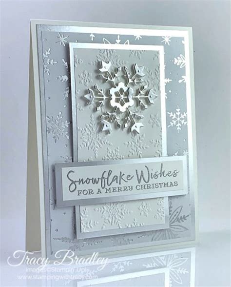 Stampin Up Snowflake Wishes Bundle Stamping With Tracy