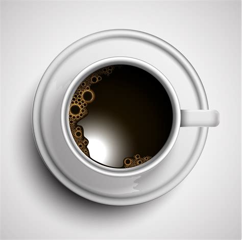 A Realistic Cup Of Coffee Vector 319245 Vector Art At Vecteezy