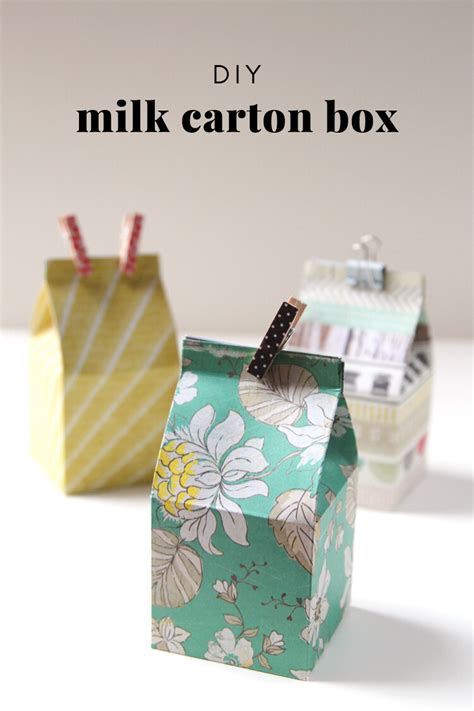 How To Make A Diy Milk Carton T Box — Gathering Beauty Diy T