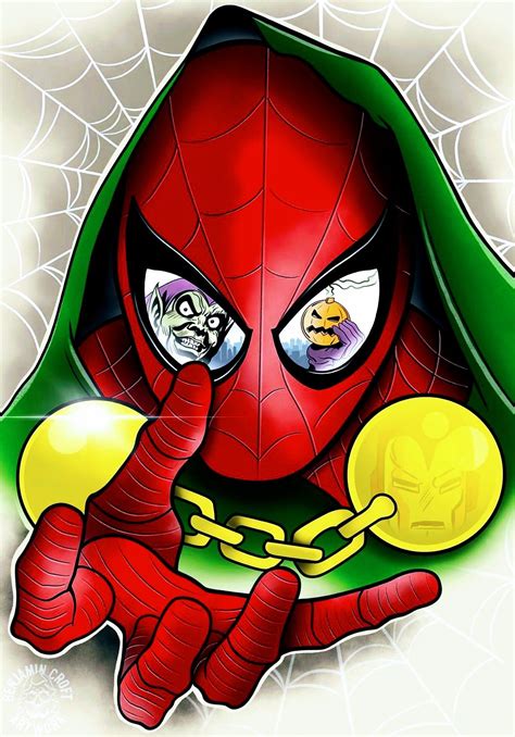 Dr Doom Spider Man Deadpool And Spiderman Spiderman Art Spider Verse
