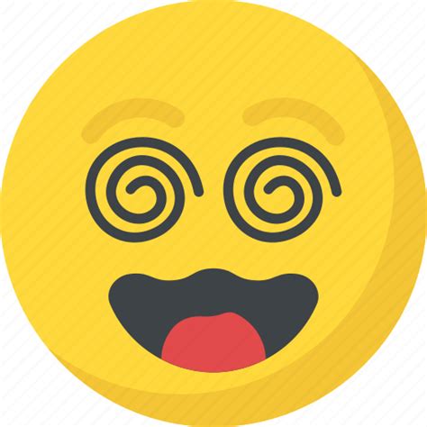Confused Dizzy Emoji Emoticon Silly Face Smiley Icon Download On