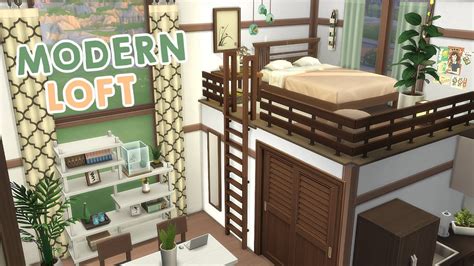 Modern Loft W Platforms Sims 4 Speed Build Youtube