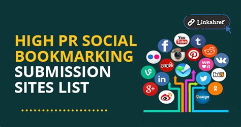 Top High Pr Social Bookmarking Submission Sites List