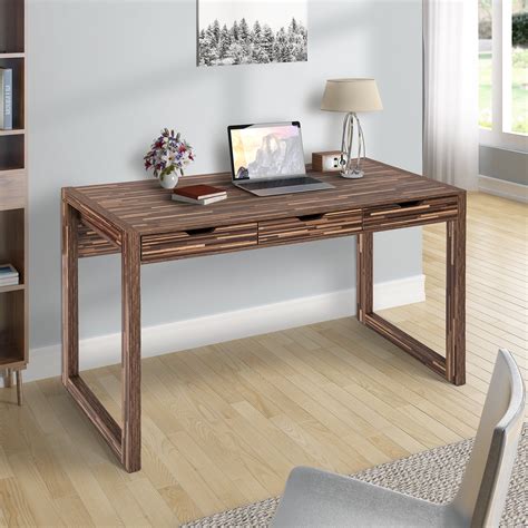 Merax Wood Computer Desk For Home Office With Drawers Multiple Colors