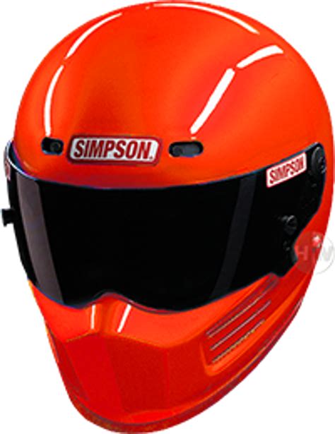 Simpson Super Bandit Helmet Snell Sa2015 Safety Orange