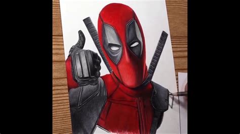 How To Draw Deadpool Easy Youtube