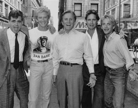 Kirk Douglas And Sons 1988 Photos Famous Fathers With Their