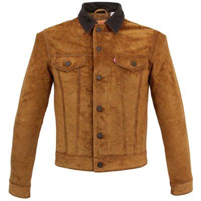 Find levis suede jacket from a vast selection of men's clothing. Retro To Go: Levi's 1960s-style brown suede trucker jacket ...