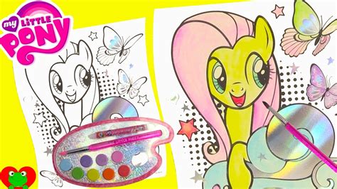 My Little Pony Water Color Painting Fluttershy And Surprises Youtube