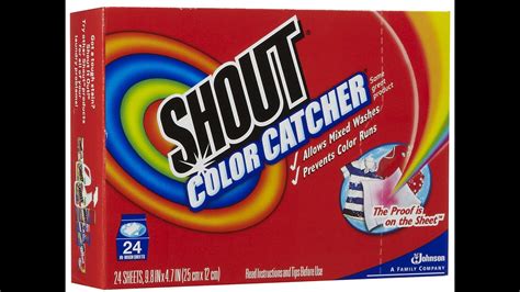 This material is great because of many reasons; Shout Color Catchers Clogged My Washing Machine! - YouTube