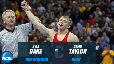 Kyle Dake Vs David Taylor 2013 Ncaa Title Match At 165 Pounds Youtube