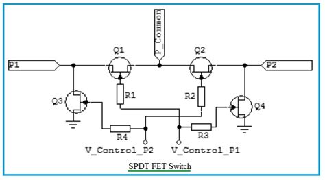 Wideband spdt switch, low insertion loss. Difference between FET RF Switch and PIN diode RF Switch