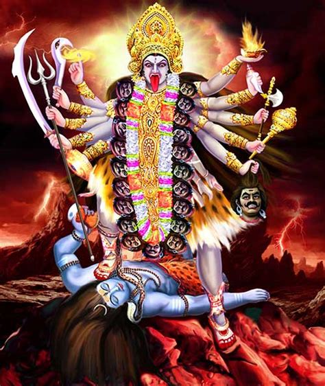 The Unique Interpretations Of Goddess Kali S Pose