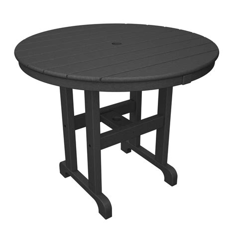 Polywood 36 Inch Round Dining Table Rt236