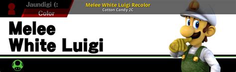 Melee White Luigi Recolor Super Smash Bros Brawl Mods